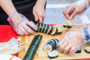 sushi rollen zubereitung